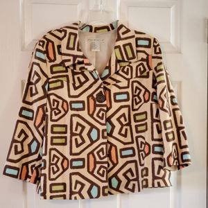 REQUIREMENTS geometric blazer - HOSTESS PICK 3-22-2024!